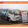 Dongfeng 4 * 2 camiones de succión fecal 180HP